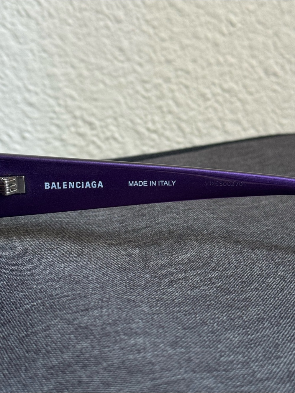 Balenciaga Women’s Sunglasses with Purple Lenses - Picture 5 of 11